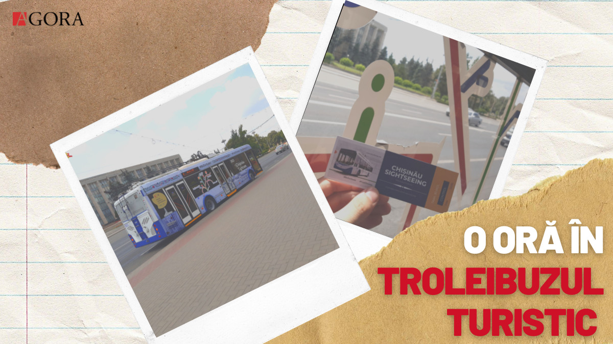 „Can I pay by credit card? Нет!” Experiment AGORA: Ne-am dat drept vorbitori de limba engleză și am petrecut o oră în troleibuzul turistic (FOTO)