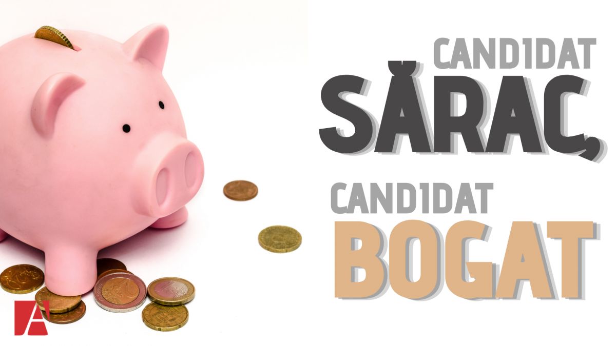 Candidat sărac, candidat bogat. În timp ce unii pretendenți declară câștiguri de milioane, alți 265 au raportat zero venituri (INFOGRAFIC)