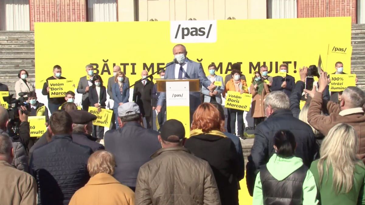 Candidatul PAS pentru șefia primăriei Bălți, Boris Marcoci, se lansează în campania electorală. Grosu, la eveniment: Are susținerea Guvernului și a Parlamentului
