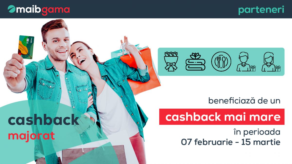 Cardurile gama aduc dragoste, oferind cashback majorat