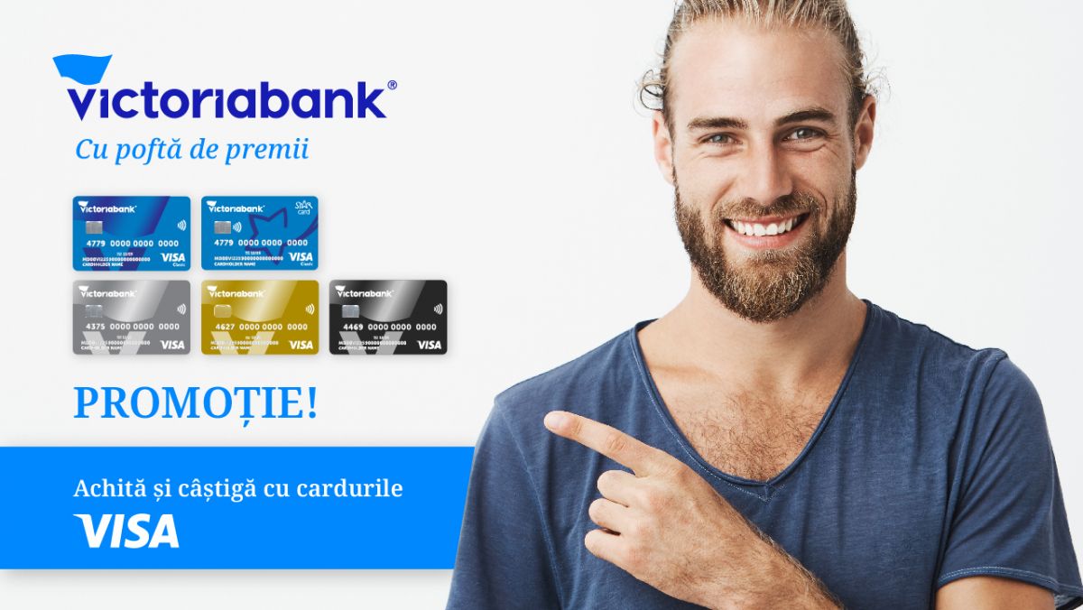 Cardurile Visa de la Victoriabank îți dau banii înapoi. Iată cum poți beneficia și tu de asta