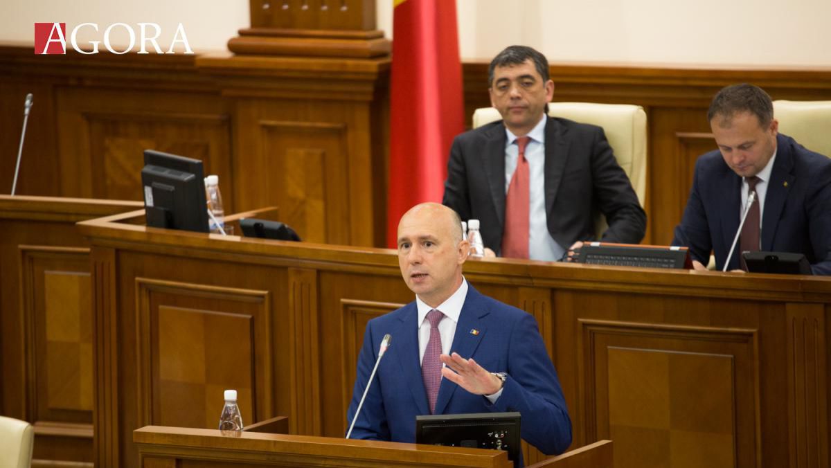 VIDEO. Ce a spus Pavel Filip în discursul său rostit de la tribuna Parlamentului