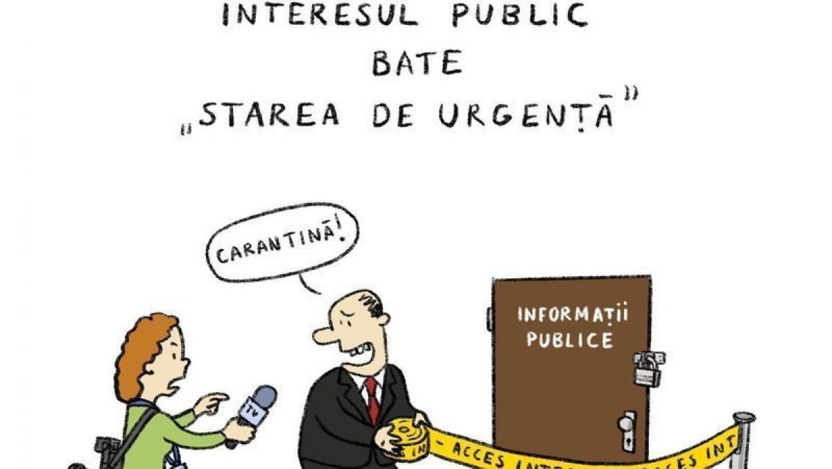 Cerem accesul mass-mediei la informațiile de interes public. Semnează petiția pentru o presă liberă