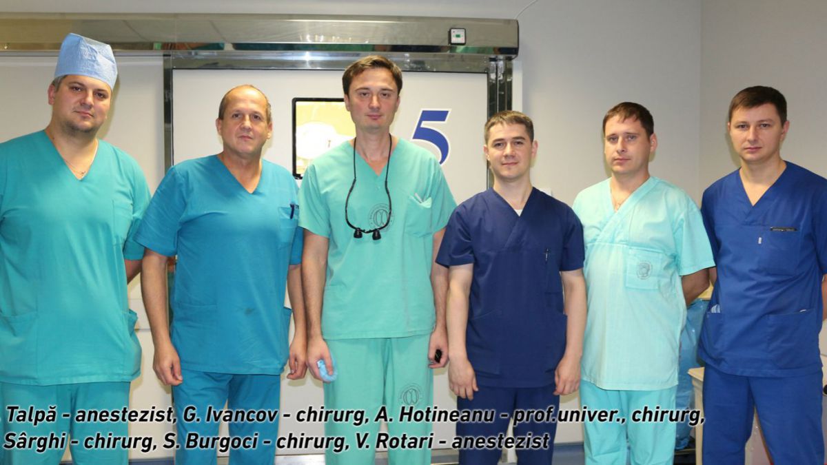 Chirurgii de la Spitalul Clinic Republican au efectuat o premieră națională în medicină