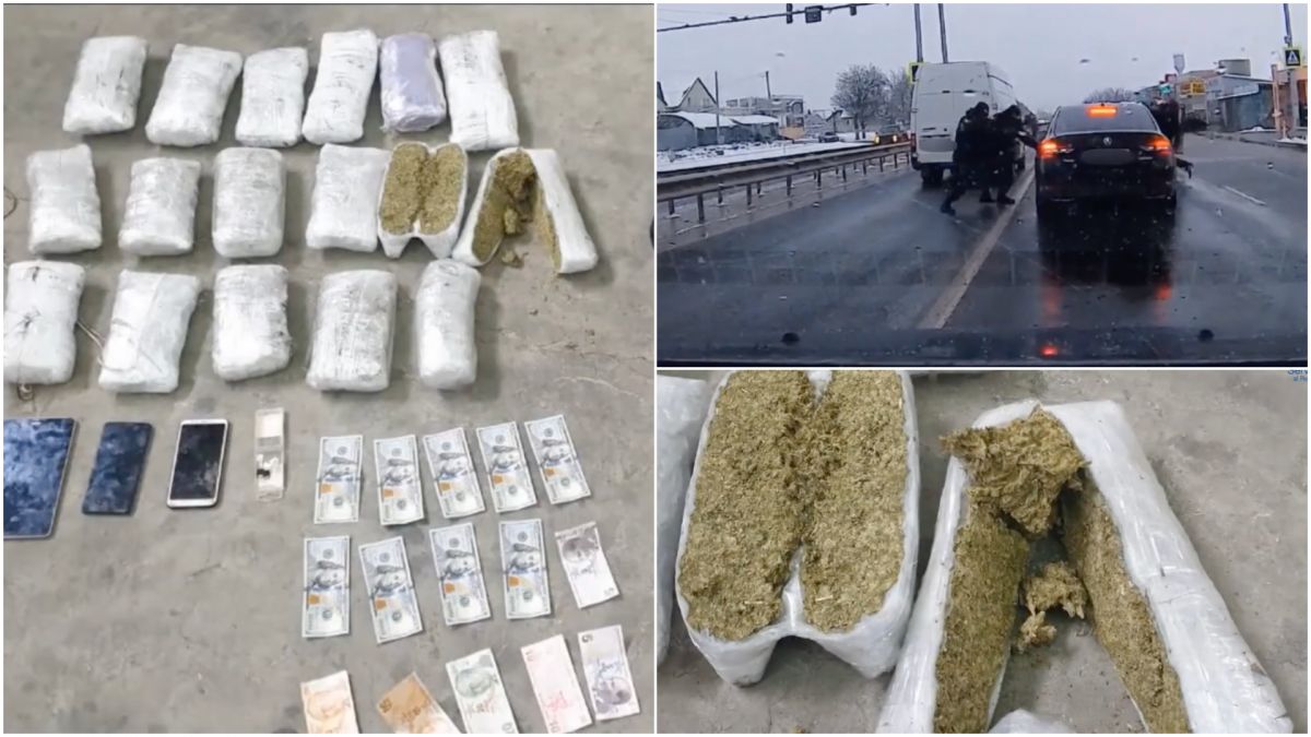 Cinci membri ai unei grupări criminale, reținuți pentru trafic de droguri din UE. S-au confiscat opt kilograme de marijuana și 10 mii de dolari