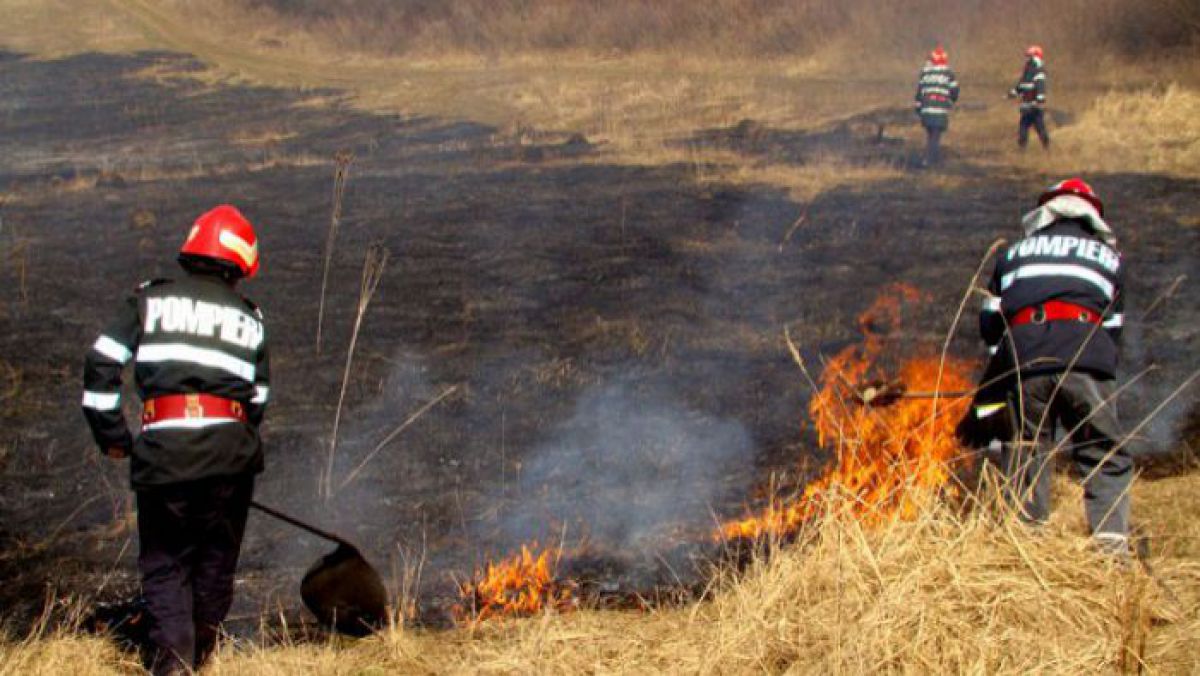 Cod galben de incendiu! Care este prognoza meteo pentru următoarele zile