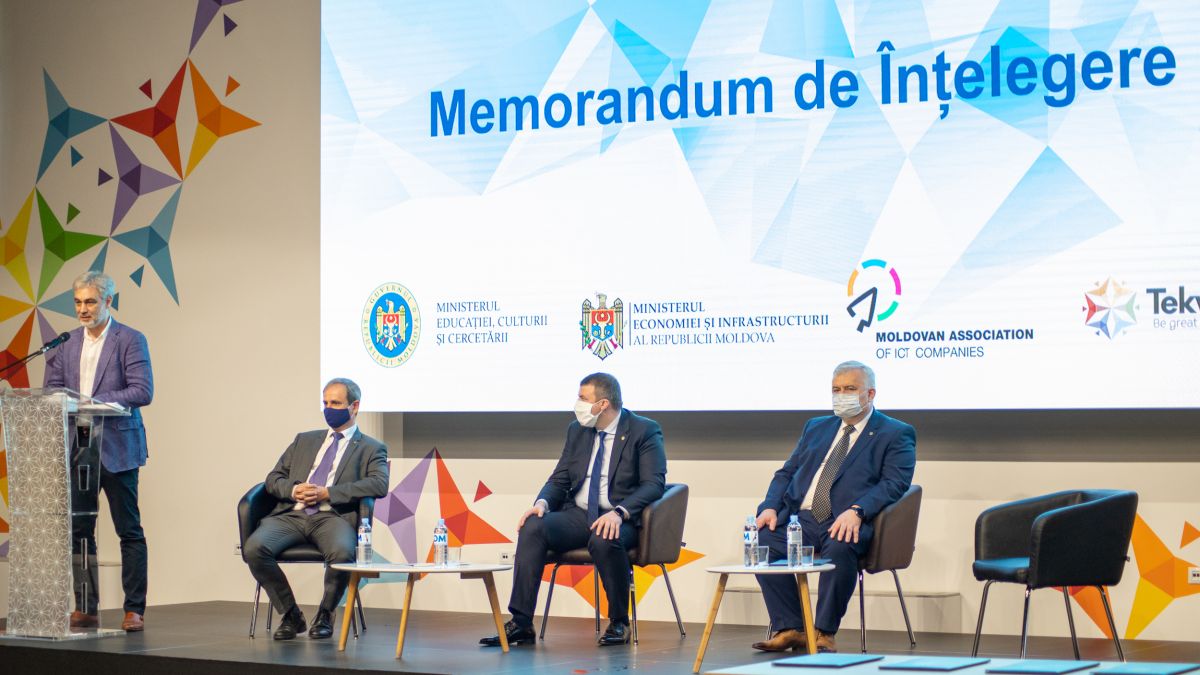 Competențele IT și STEM vor fi educate în toate instituțiile de învățământ. TEKWILL și ATIC au semnat un Memorandum de înțelegere cu MECC și MEI (VIDEO)
