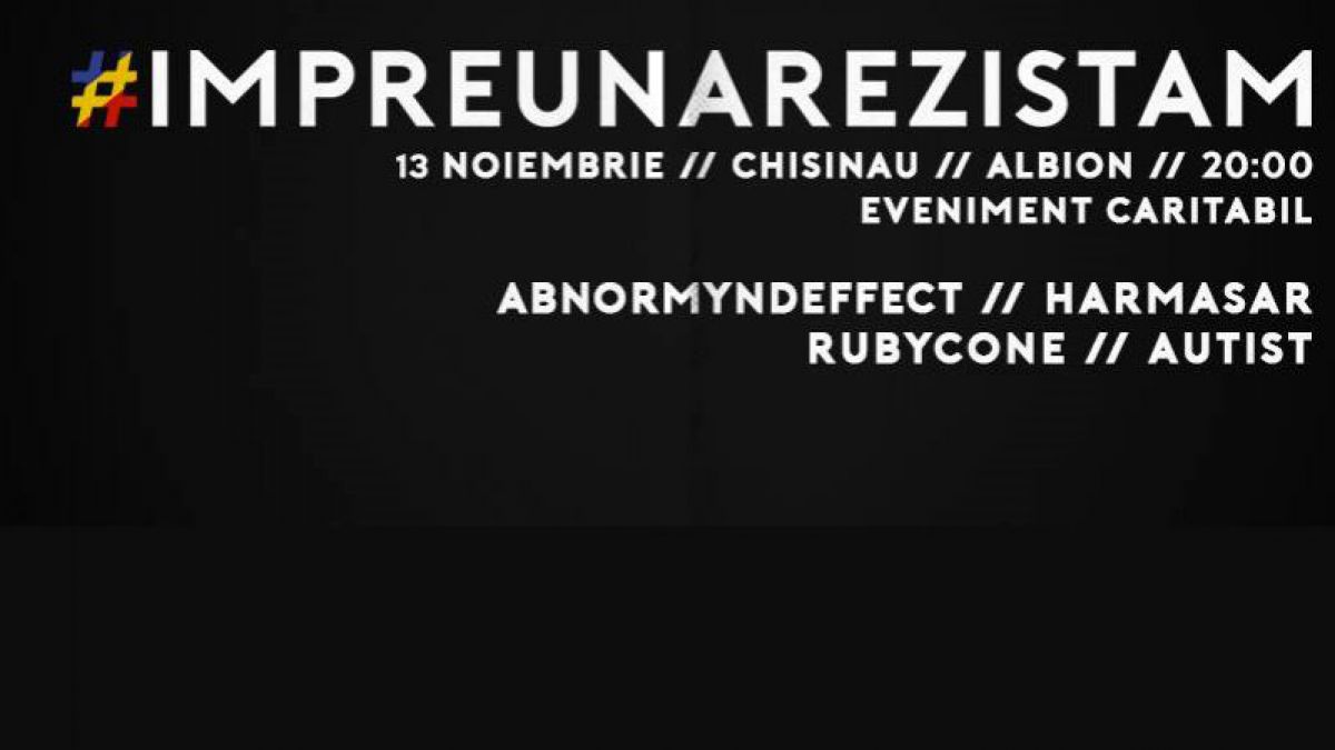 Concert caritabil de muzică rock la Chișinău pentru susținerea victimelor de la Colectiv