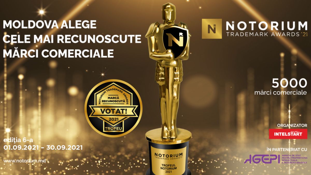 Concursul Mărcilor Recunoscute NOTORIUM revine cu a VI-a ediție în anul 2021