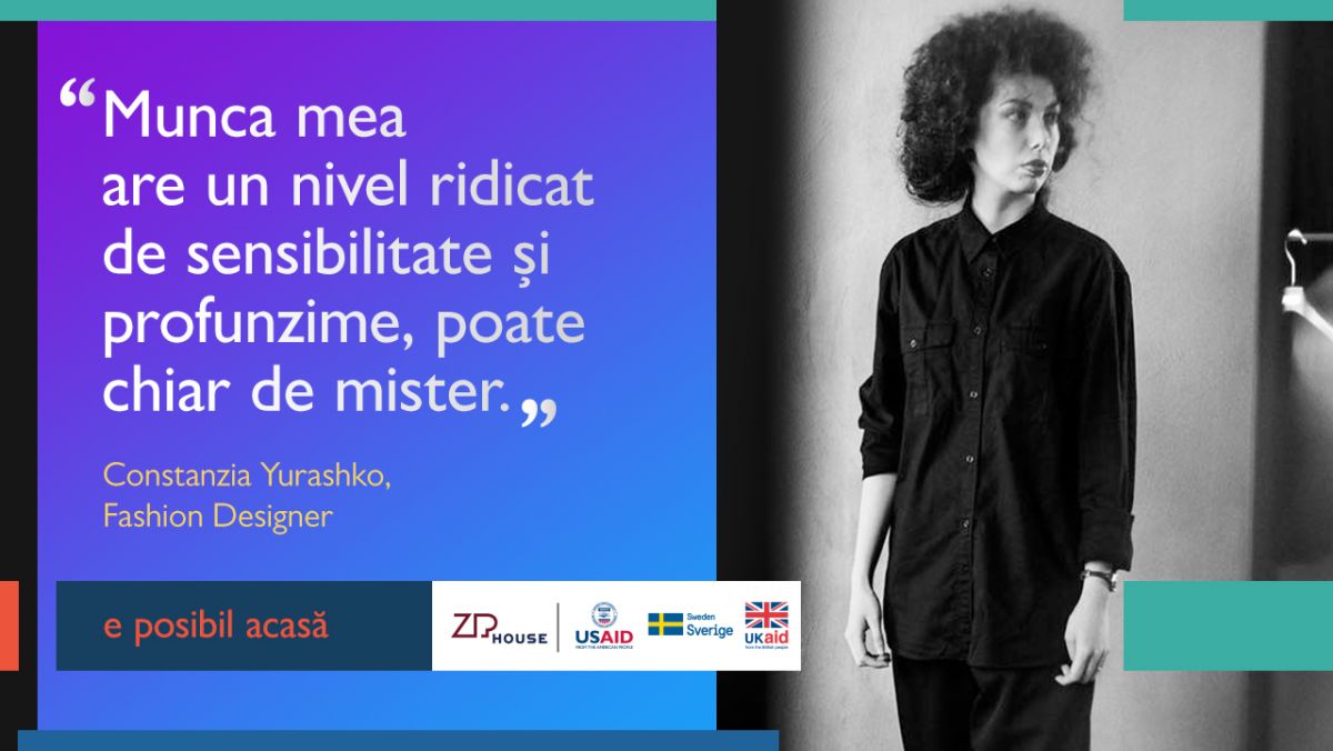 Constanzia Yurashko - unicul designer autohton care a câștigat premiul „Fashion Scout Ones to Watch” la London Fashion Week