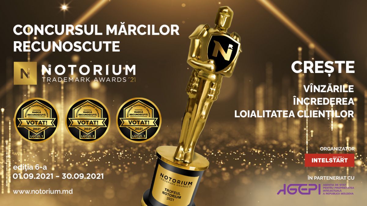 Cum să crești vânzările și încrederea în brandul tău și cum să câștigi loialitatea clienților. Recomandarea NOTORIUM Trademark Awards