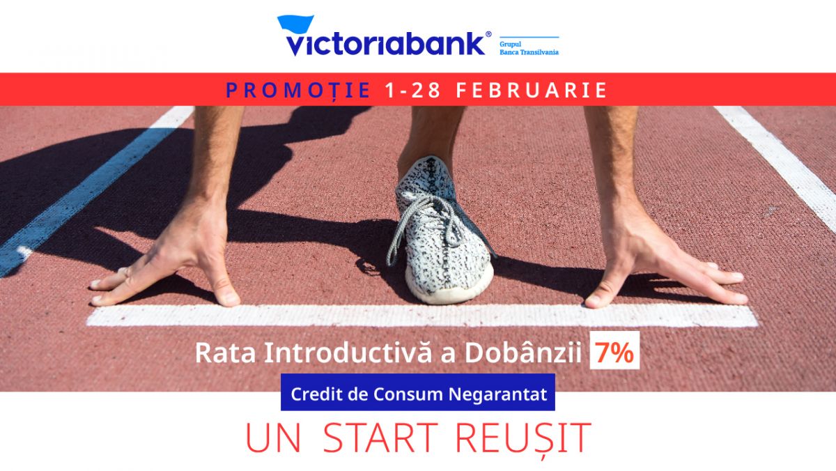  Victoriabank micșorează rata dobânzii de două ori la creditele de consum negarantat 