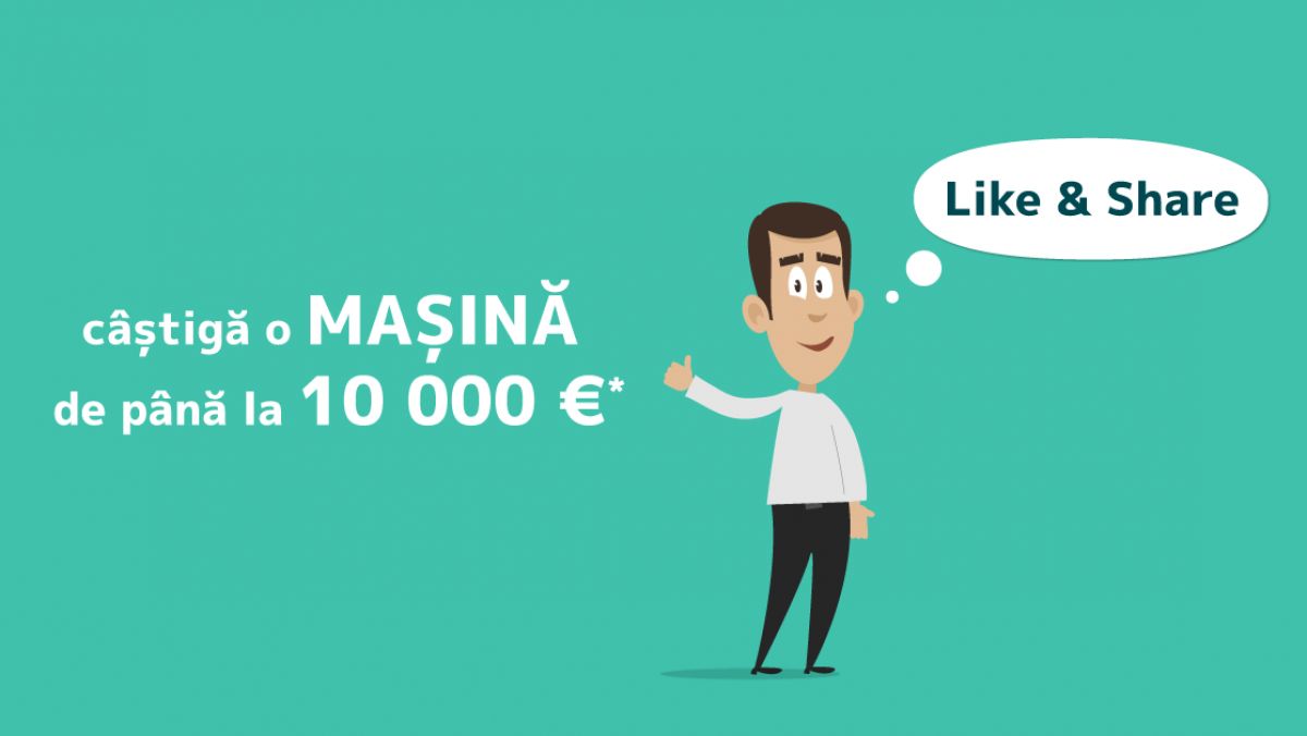 Cum să câștigi un automobil cu doar un Like & Share. Campania unei firme de la noi (VIDEO)