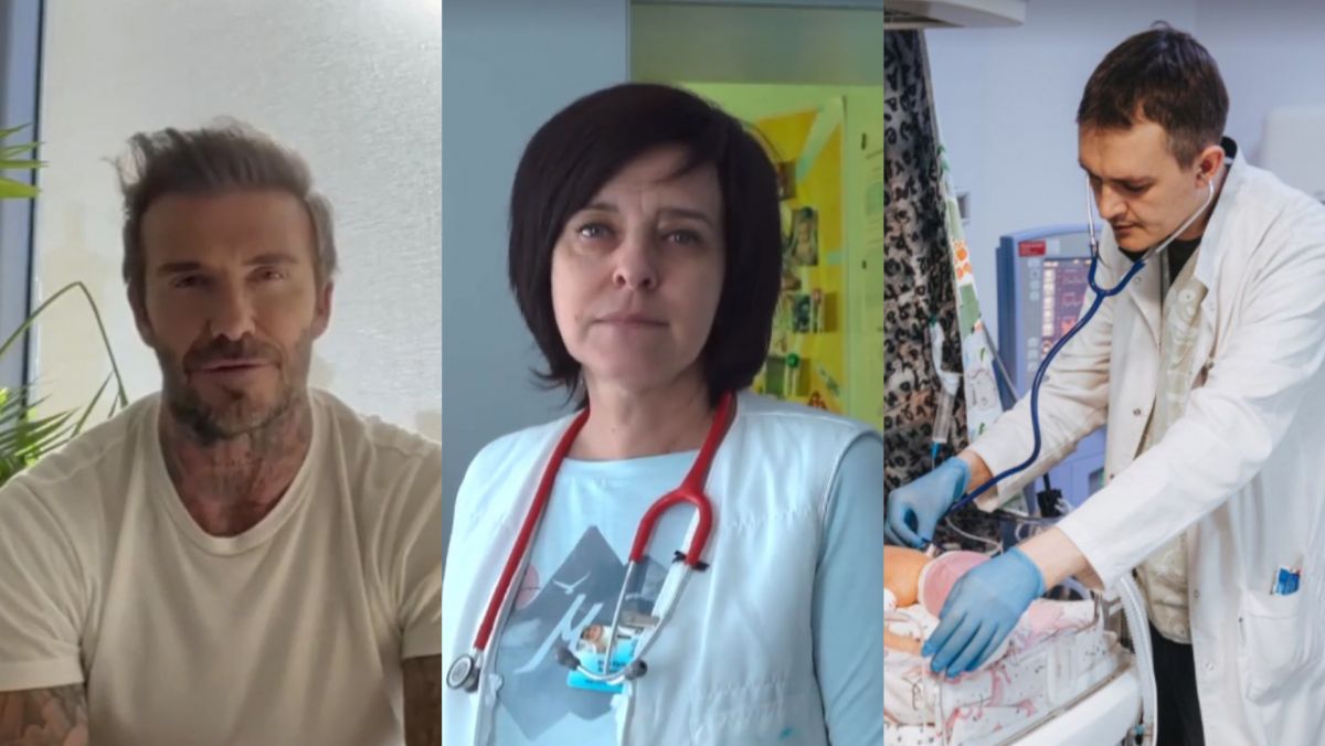 Cunoscutul ex-fotbalist David Beckham și-a oferit profilul de Instagram unui medic din Harkiv, pentru a arăta condițiile în care lucrează (VIDEO)