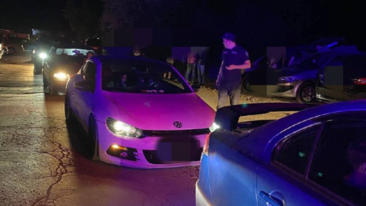 Curse ilegale de mașini, pe o stradă din capitală: Oamenii legii au întocmit 67 de procese verbal
