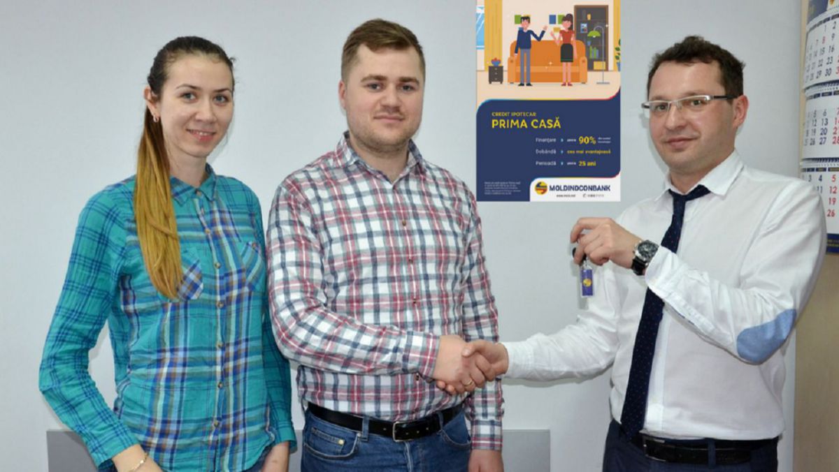 Moldindconbank a oferit primul credit ipotecar „Prima Casă”