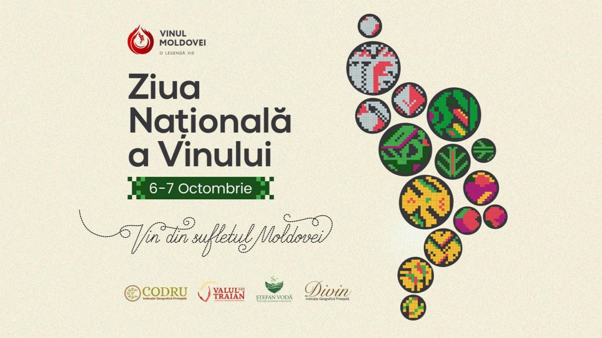 „Vin din sufletul Moldovei”: Peste 60 de producători vinicoli vor prezenta produsul mândriei naționale la Ziua Națională a Vinului
