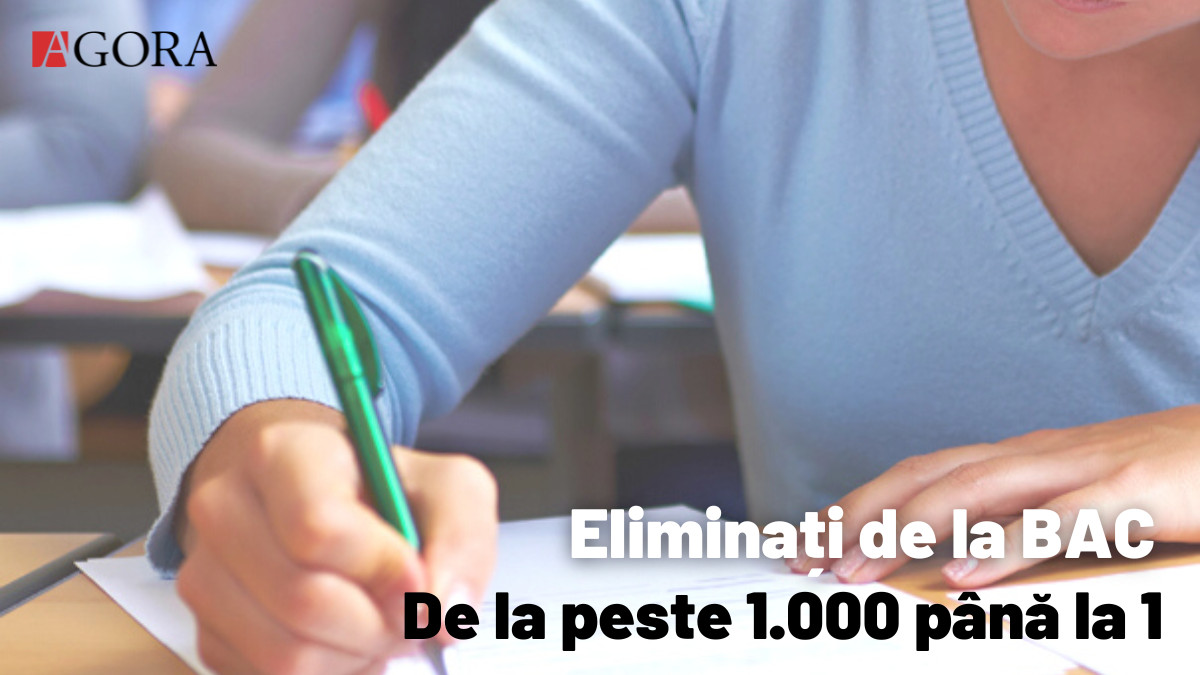 De la peste o mie de candidați eliminați de la BAC până la unul. Cum s-a schimbat situația după instalarea camerelor de luat vederi (GRAFIC)