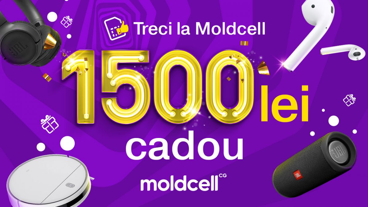 De sărbători, ofertele generoase sunt la Moldcell. Alege din lista magică