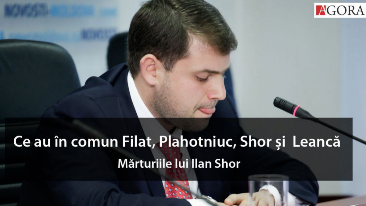 Dezvăluirile lui Shor: Cine erau intermediarii și când s-a întâlnit ultima dată cu Filat