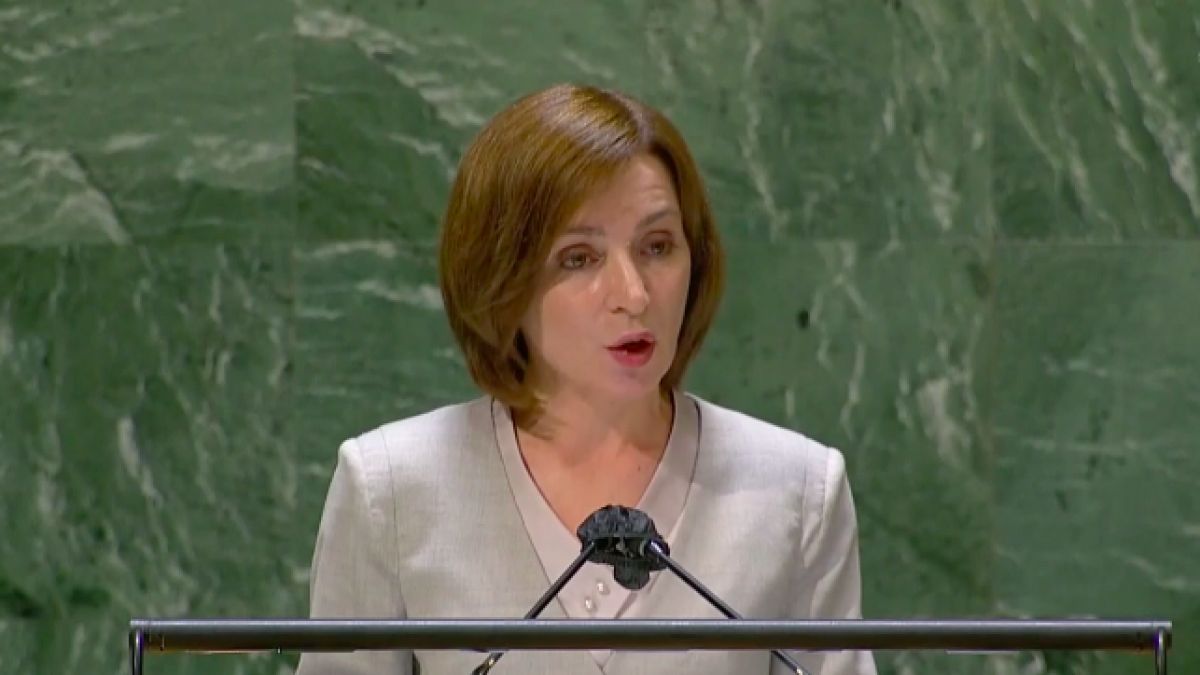 Discursul Maiei Sandu la Adunarea Generală a ONU (LIVE)
