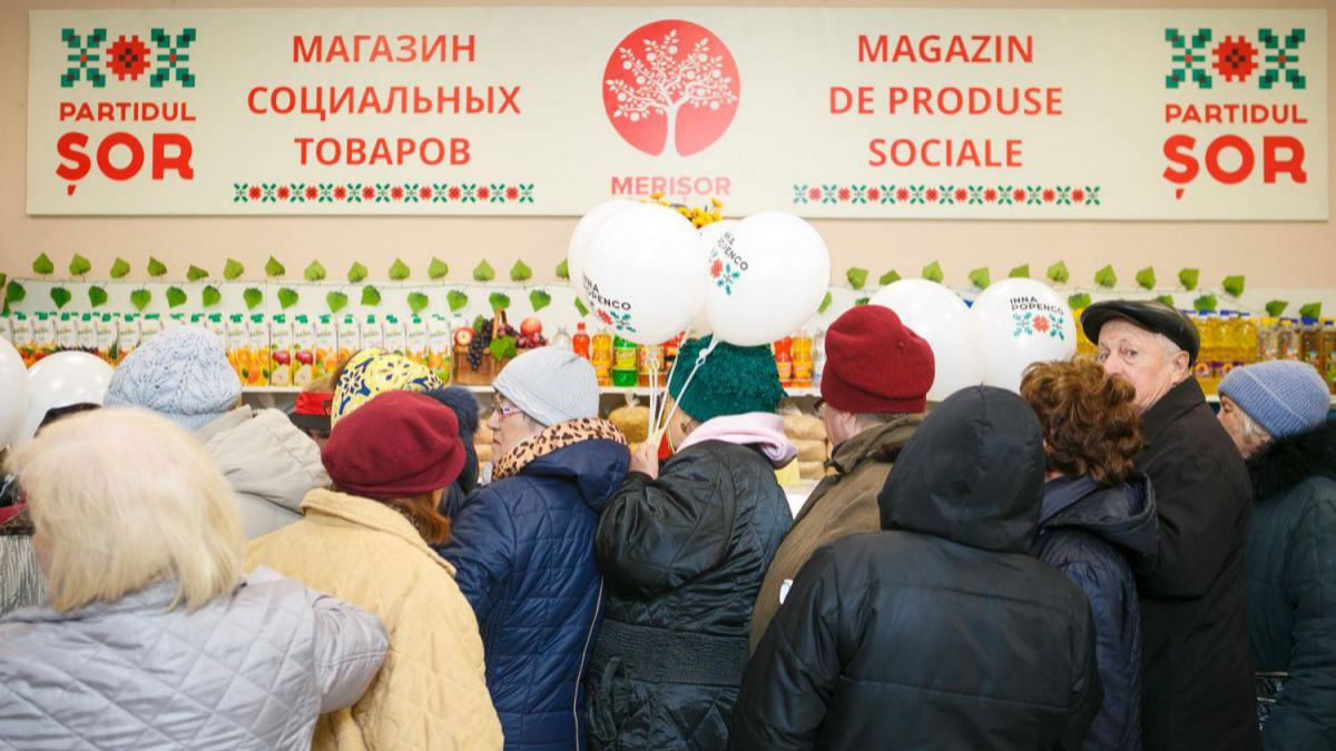 Dodon, despre magazinele sociale ale lui Șor: „Dacă statul nu face, s-a găsit un băiat care face”