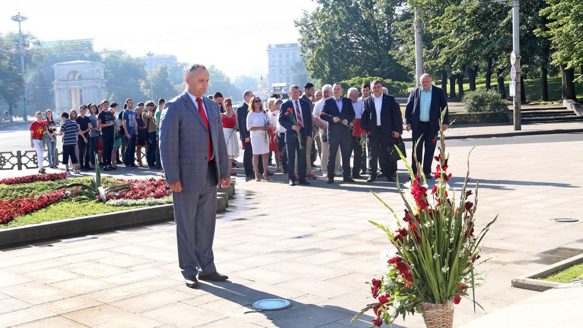 Dodon: Ștefan cel Mare a luptat pentru relaţii bune şi prieteneşti cu Federaţia Rusă