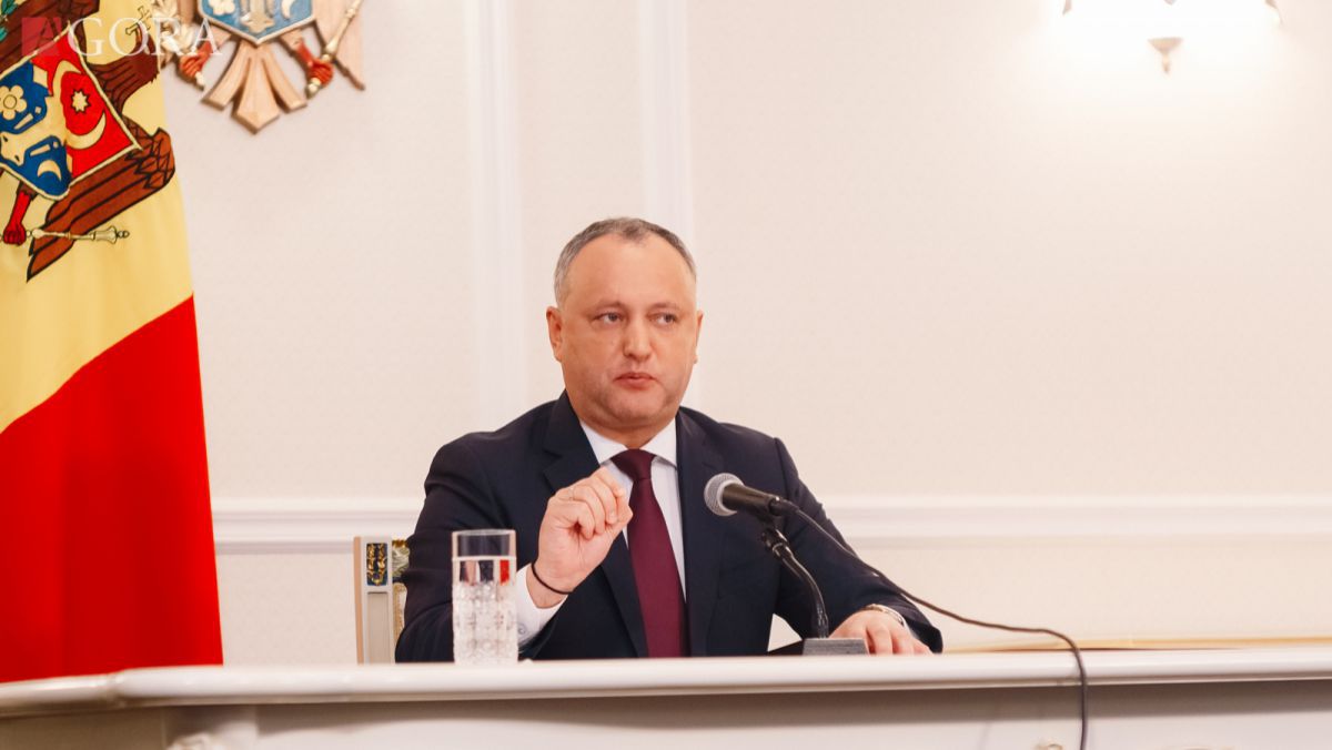 Dodon, deranjat de blocajul centrului capitalei: Dacă trebuie atâta securitate, să facem întrevederile în afara orașului