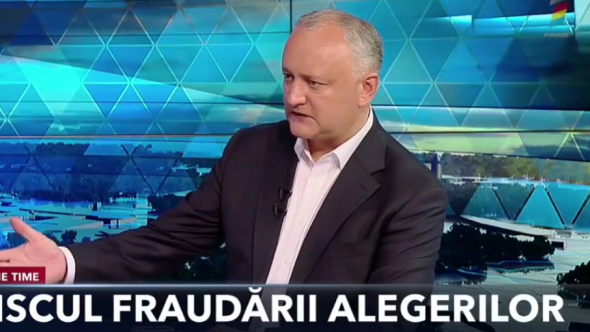 Dodon anunță eventuale proteste în legătură cu decizia de a reduce numărul secțiilor de votare pentru stânga Nistrului