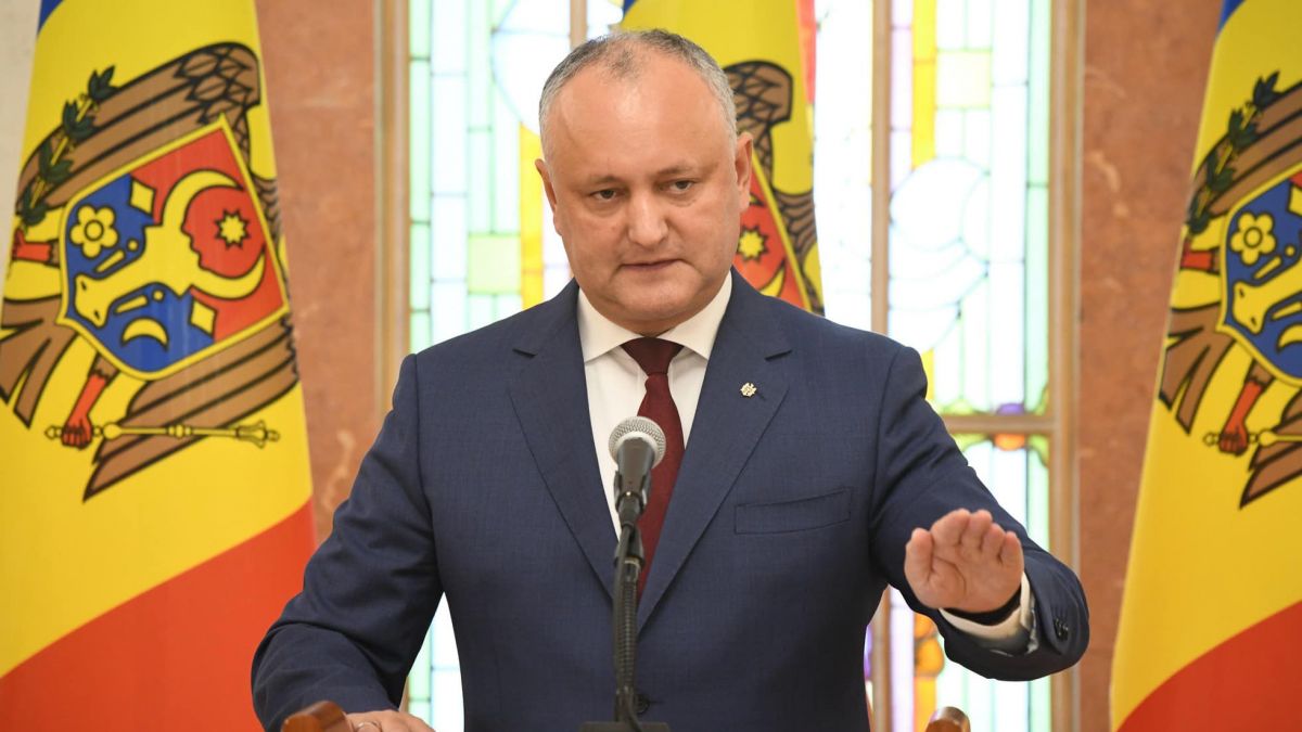 Dodon: „Unii europarlamentari au o abordare partizană, care distorsionează realitățile din țară”
