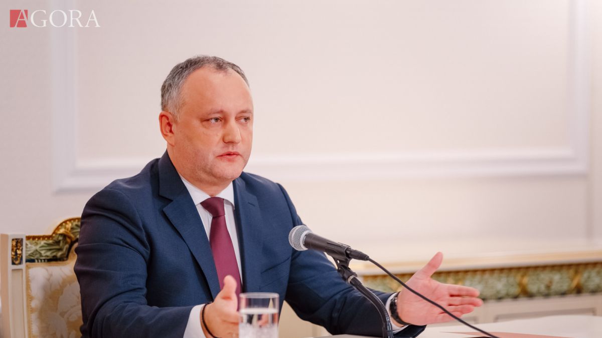 Dodon: E o mândrie pentru toți cetățenii că imnul R. Moldova a răsunat la 9 mai în centrul Moscovei