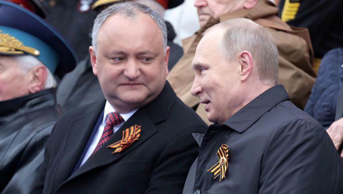 Dodon îi transmite lui Putin că moldovenii nu vor uita faptele bune pe care le-a făcut Rusia
