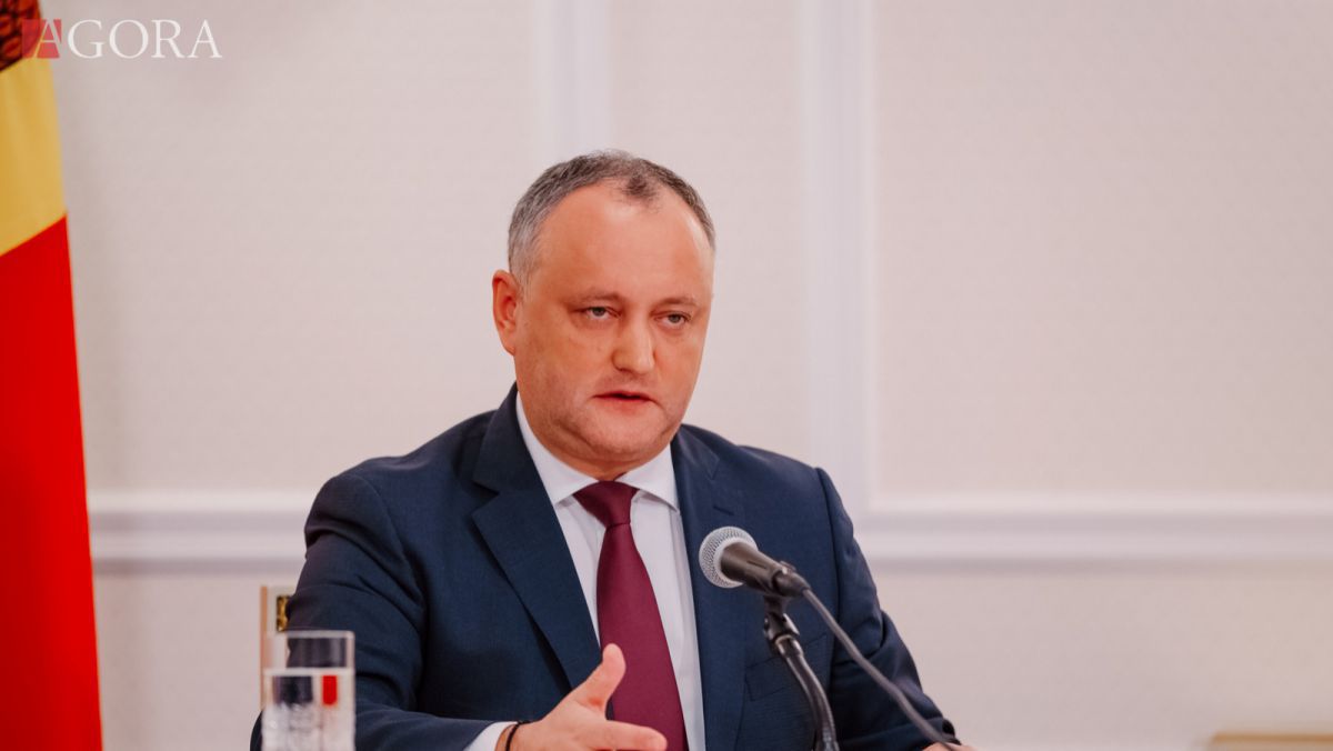 Dodon se laudă cu realizările sale în relația cu Moscova, exemplificând prin creșterea exporturilor în Rusia