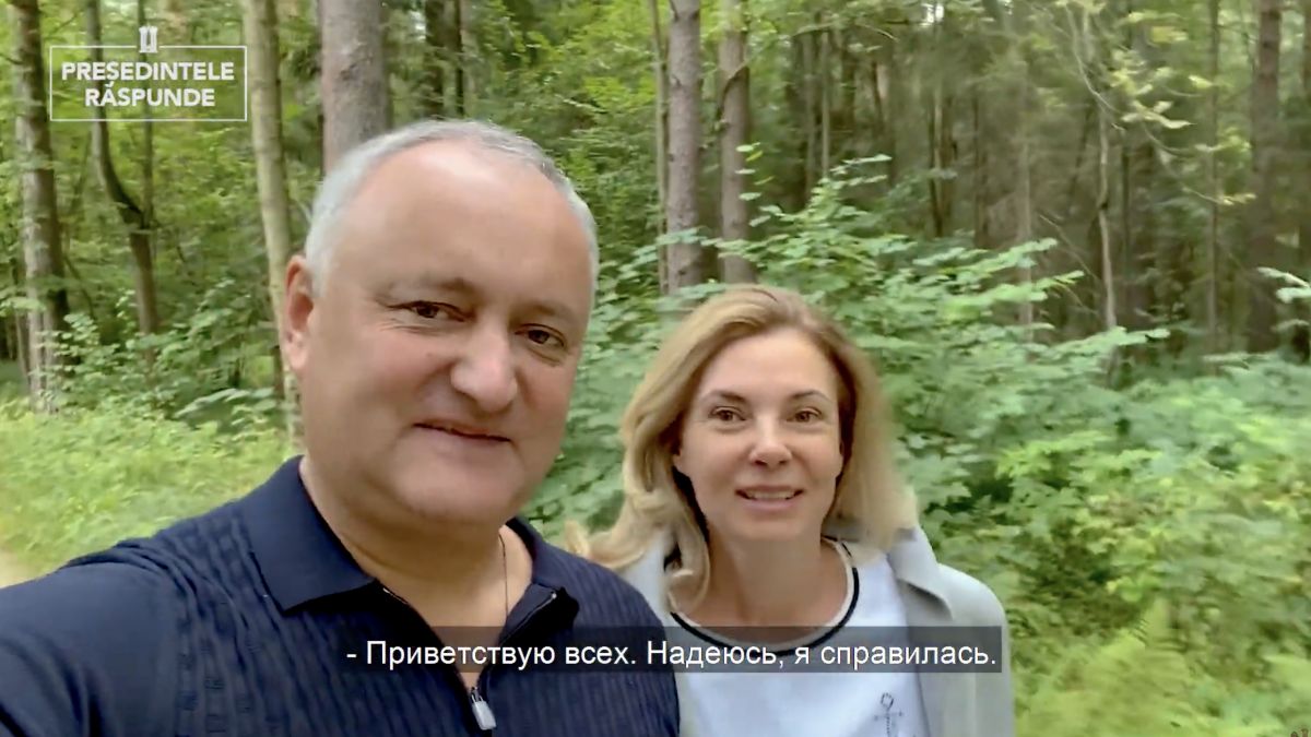 Dodon se odihnește la sanatoriu în Rusia împreună cu soția. Nu va sta în autoizolare 14 zile (VIDEO)