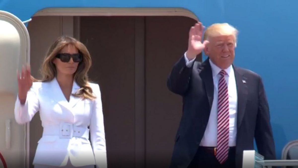 Donald Trump se află într-o vizită în Israel