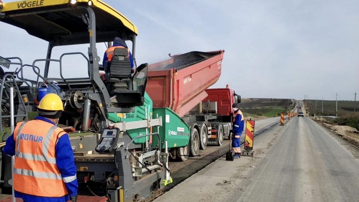 Drumul de ocolire a orașului Comrat, în construcție. Când vor fi gata lucrările