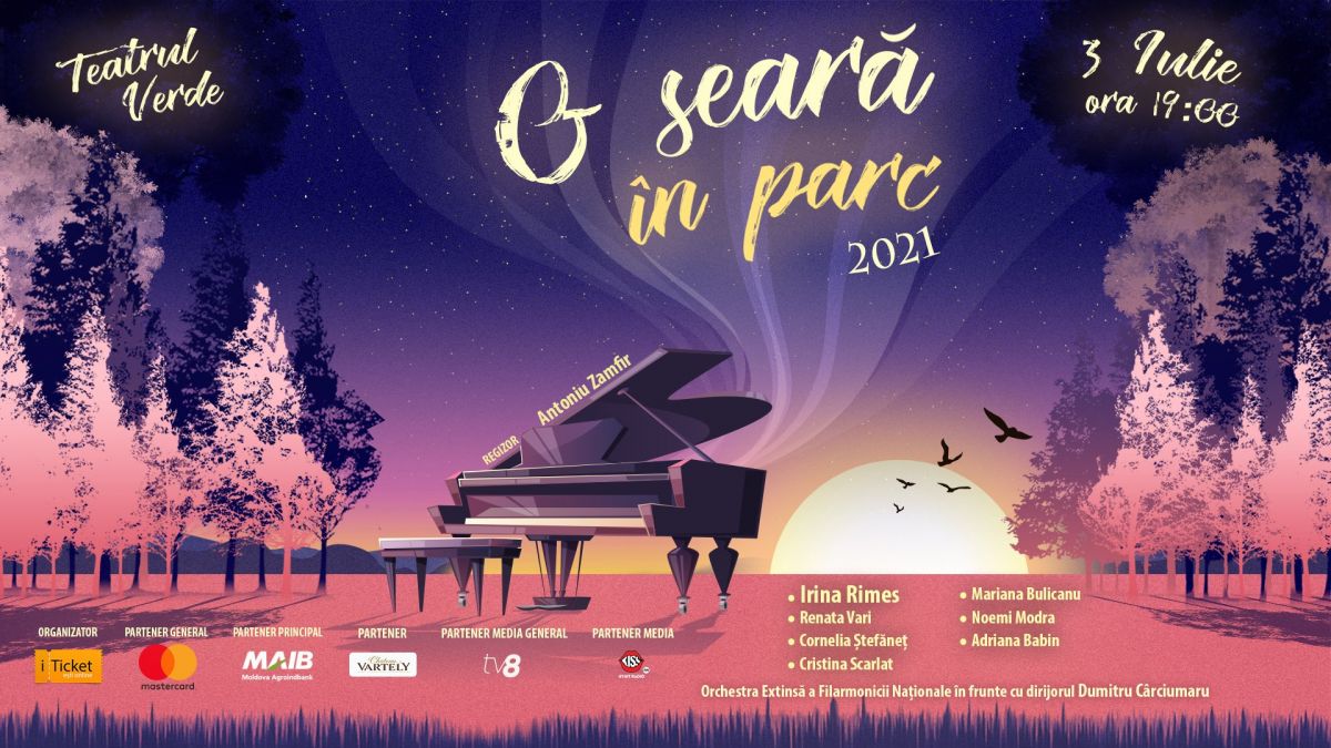După doi ani de așteptări, iTicket prezintă cel mai grandios eveniment simfonic - „O seară în parc”