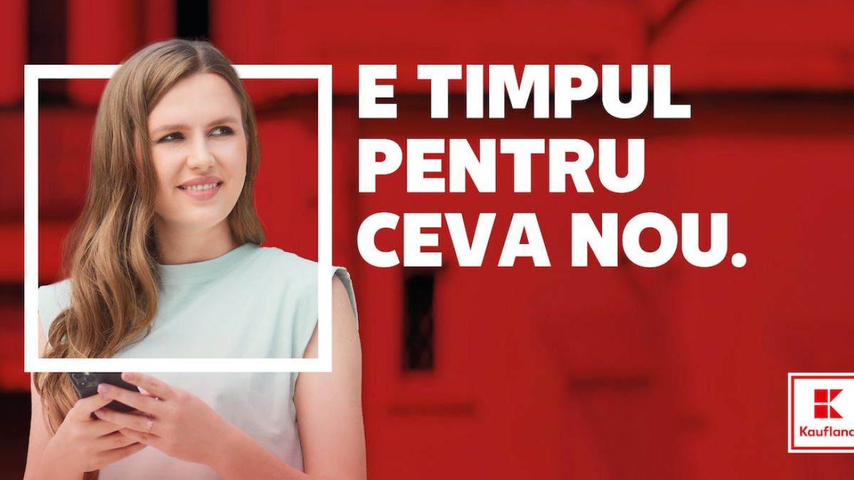 „E timpul pentru ceva nou” – fă o schimbare pentru viitorul tău profesional și vino în echipa Kaufland Moldova!