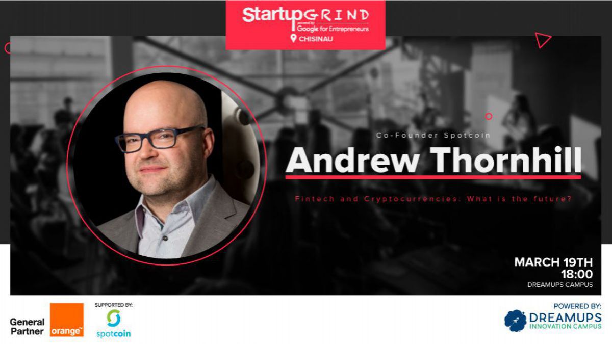 Ești interesat de Fintech și Cryptocurrencies? Participă la Startup Grind Chișinău și află ultimele tendințe din domeniu