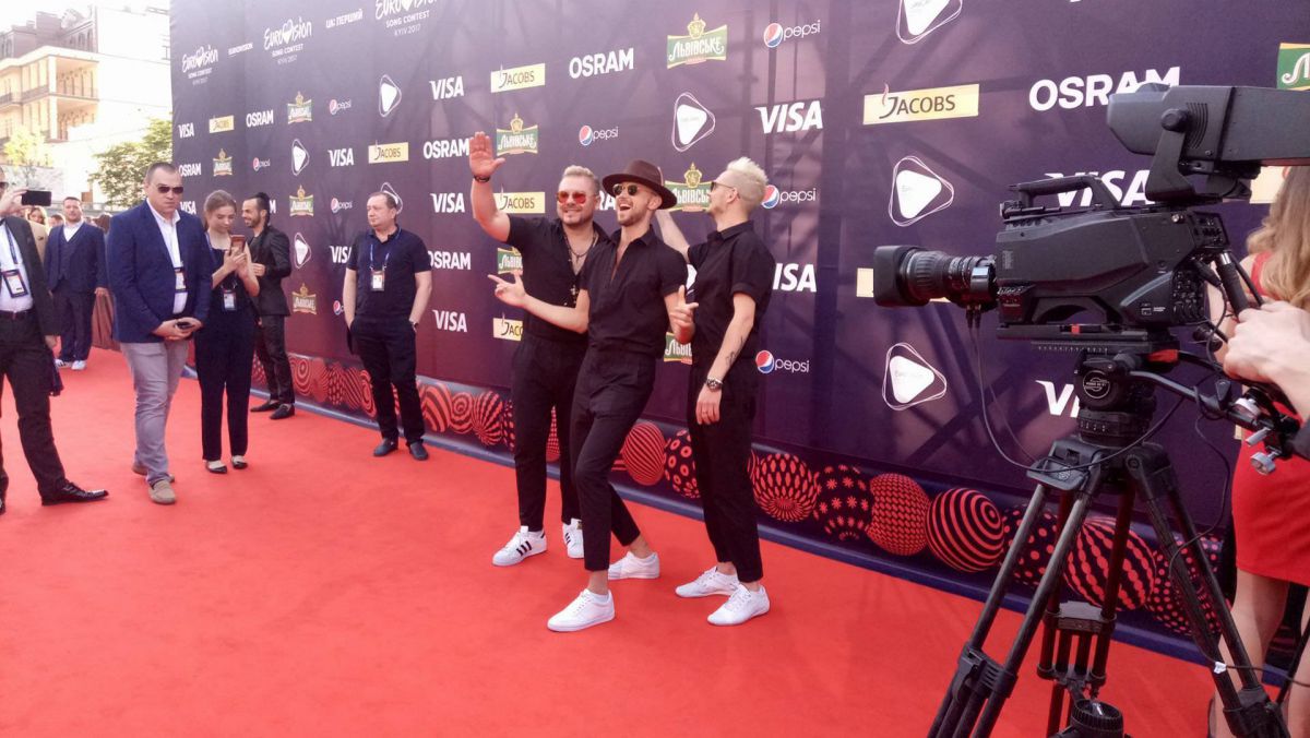 Eurovision 2017: Sunstroke Project, pe covorul roșu la Kiev