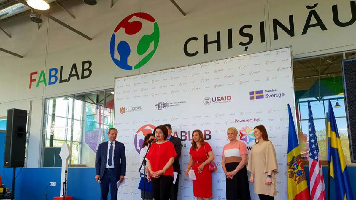 Fab Lab, cel mai mare atelier de inovații din Republica Moldova, deschis oficial la Chișinău