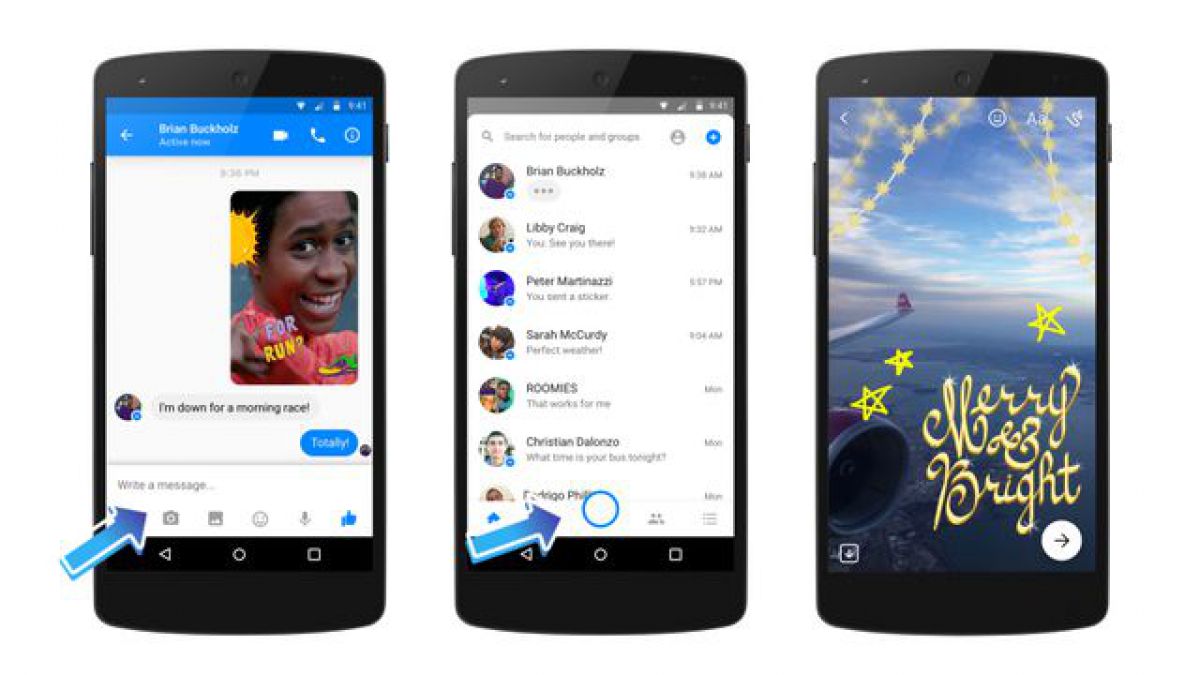 Facebook Messenger, cu „haine” Shapchat. Chatul a primit funcţie de captură imagine cu efecte vizuale
