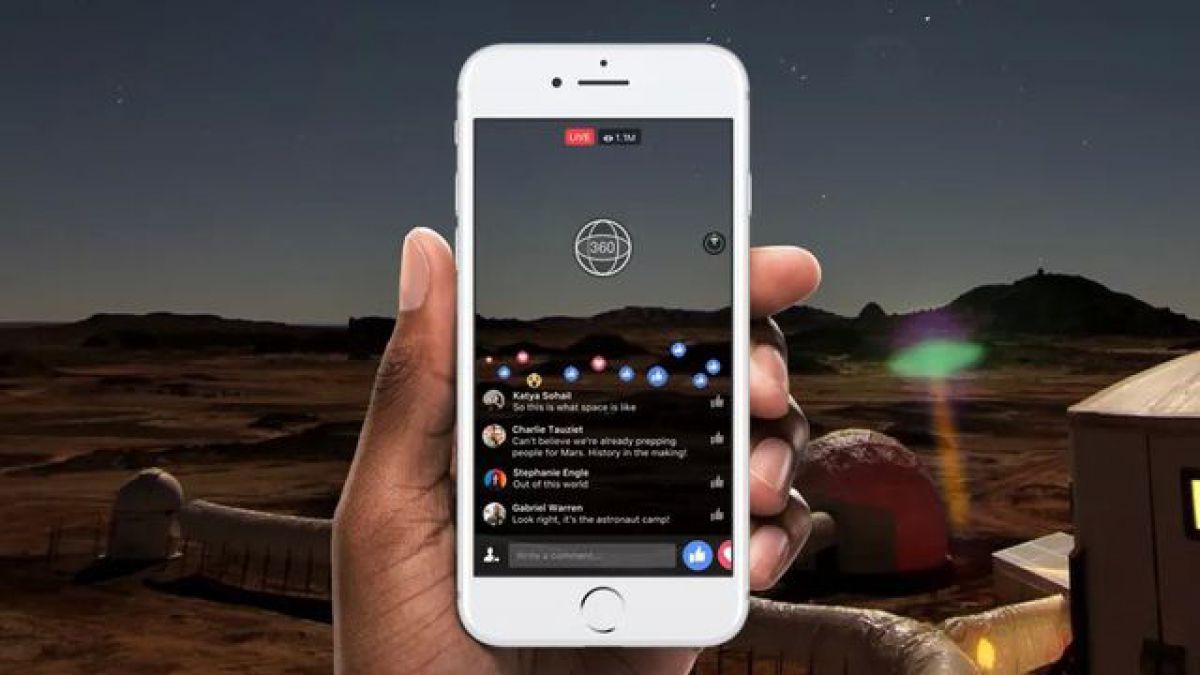 Facebook va primi transmisii video live la 360 de grade. Prima va fi realizată de National Geographic