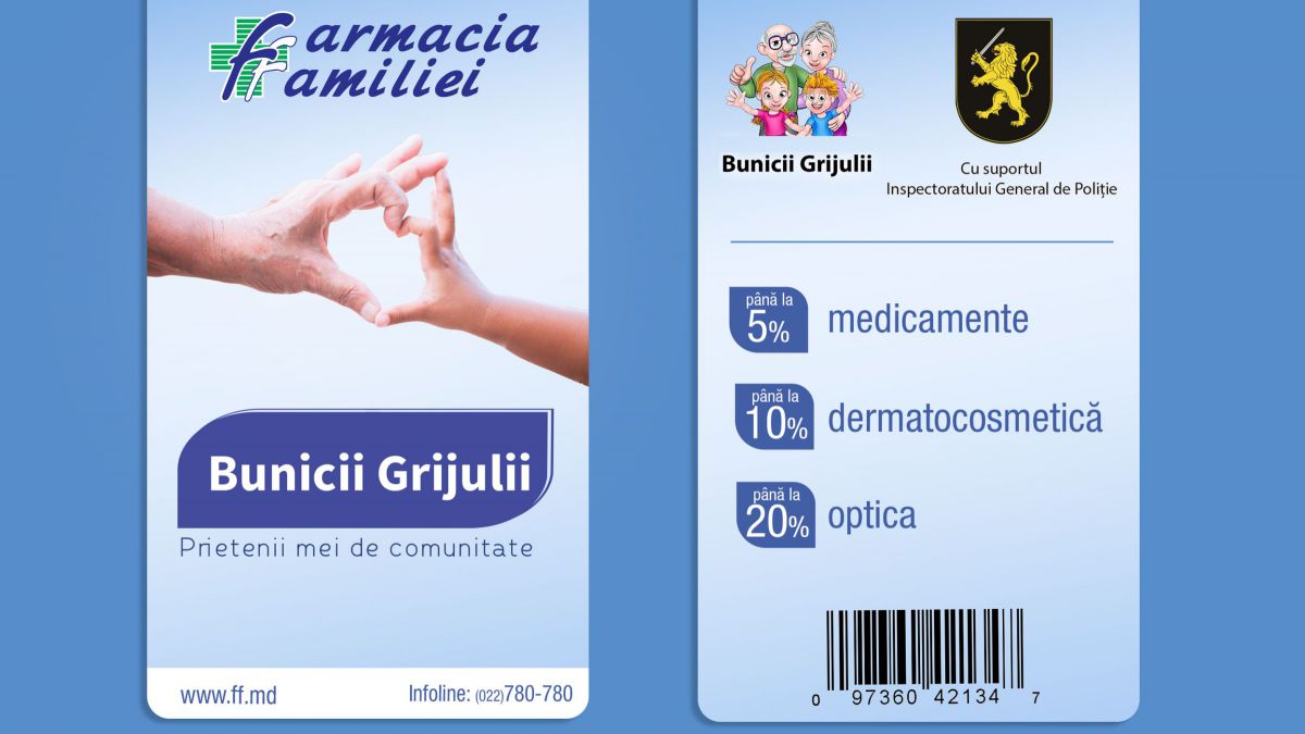 FARMACIA FAMILIEI susține și este partener al campaniei naționale „Bunicii grijulii"