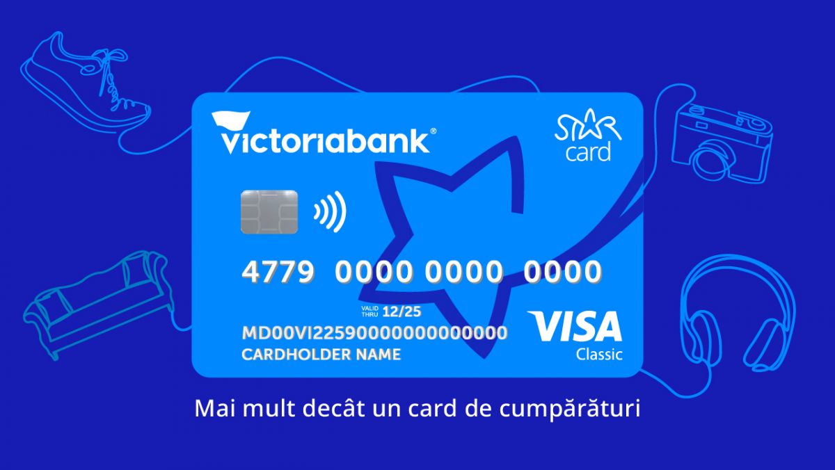 Obține puncte cu STAR Card de la Victoriabank pentru cumpărături! Peste un milion de puncte au fost deja acordate