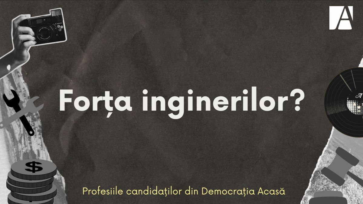 Forța inginerilor sau candidații și profesiile celor din Partidul Democrația Acasă (INFOGRAFIC)