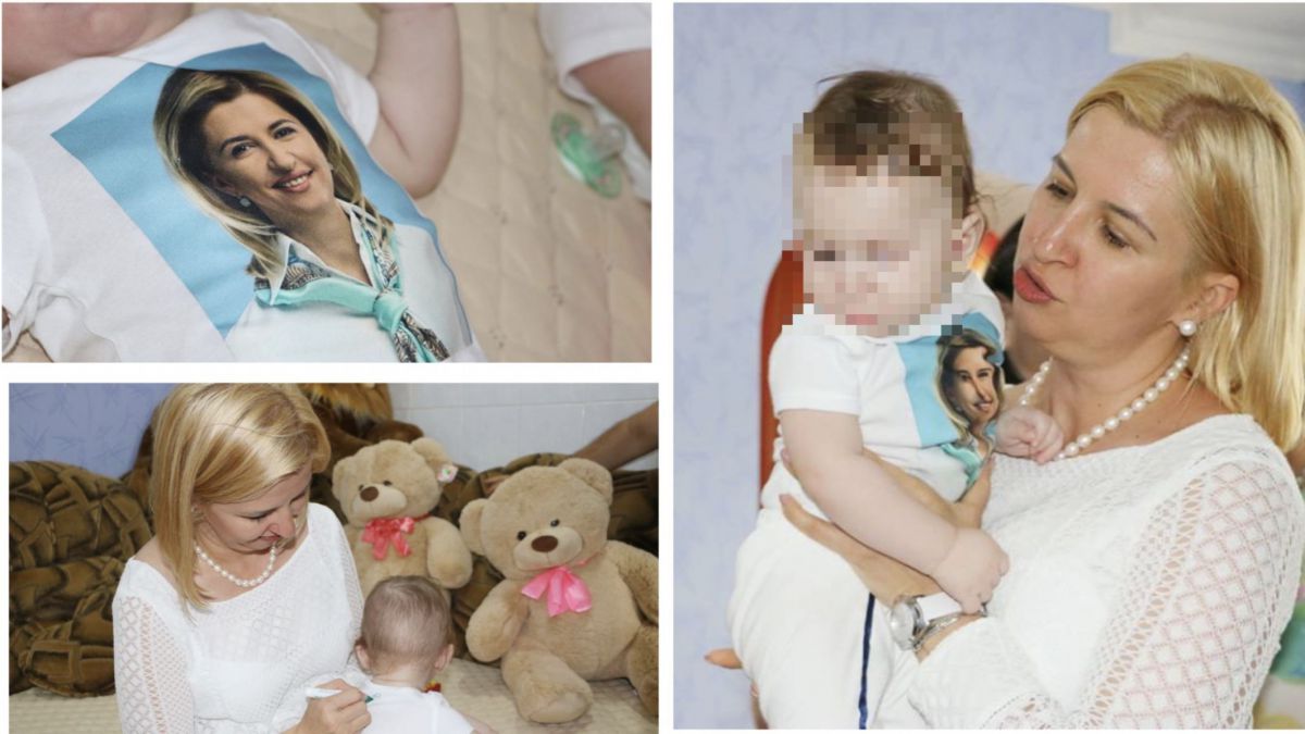 FOTO. „Autograful” bașcanului. Cum Irina Vlah le-a urat bun venit pe lume bebelușilor din Cișmichioi