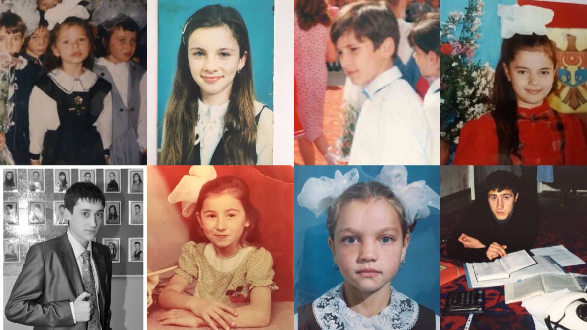 FOTO. Back to school. Cum arătau membrii echipelor AGORA și Ea.md în anii de școală