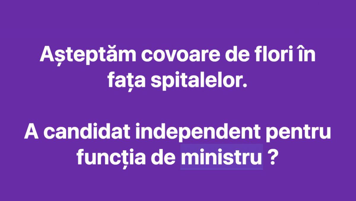FOTO. „Covoare de flori în fața spitalelor” sau reacțiile internauților la candidatura Silviei Radu în funcția de ministru al Sănătății