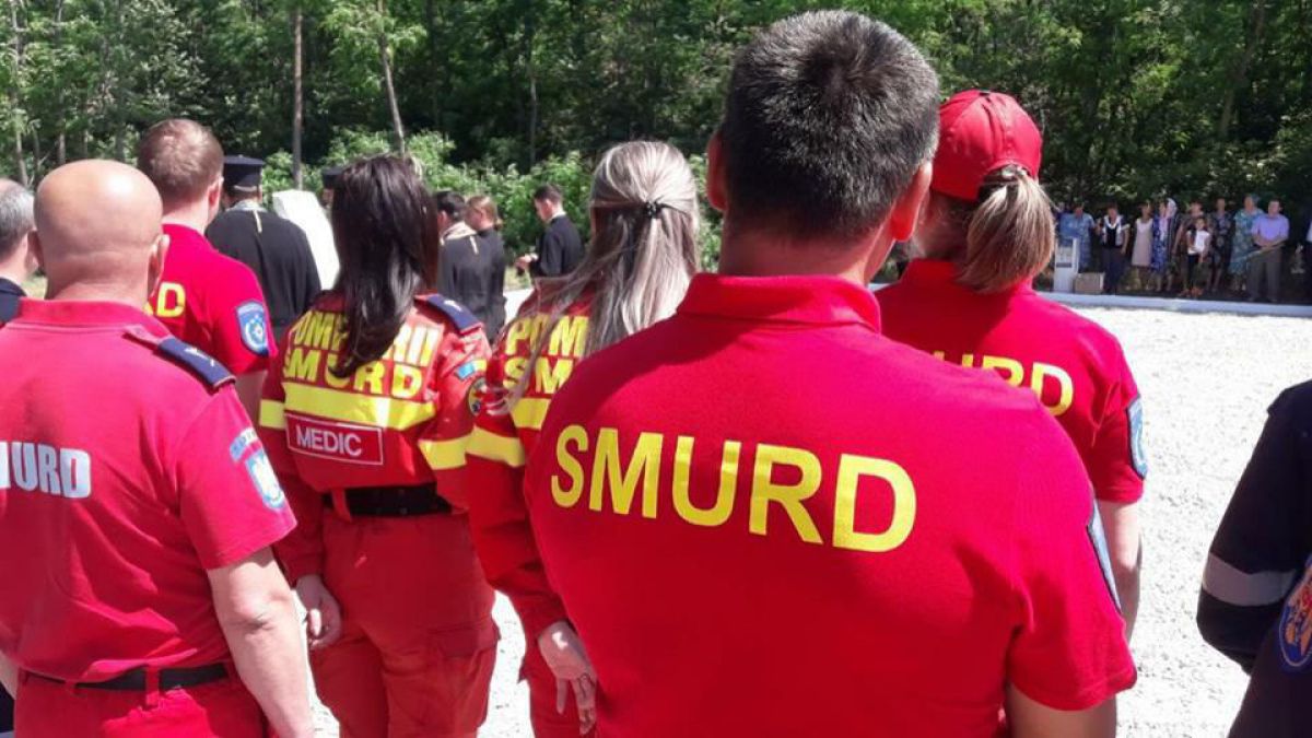 FOTO. Eroii echipajului SMURD căzuți la datorie, comemorați la Haragâș